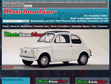 Tablet Screenshot of motobambino.com